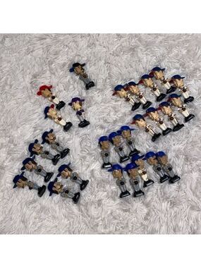 Y2K vintage fotoball baseball mini bobble head collection